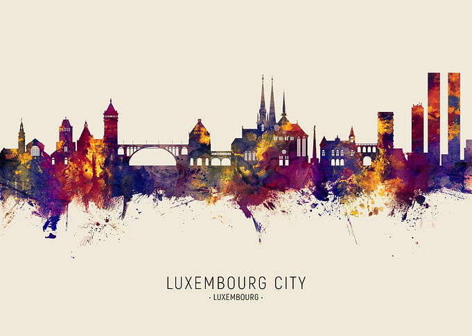Luxembourg City Skyline