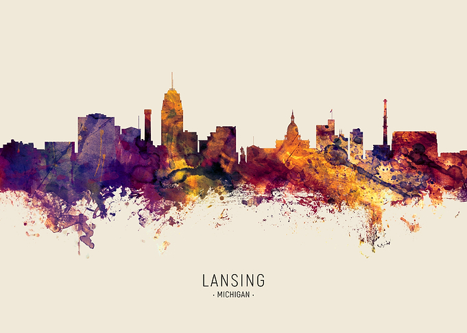 Lansing Skyline Michigan