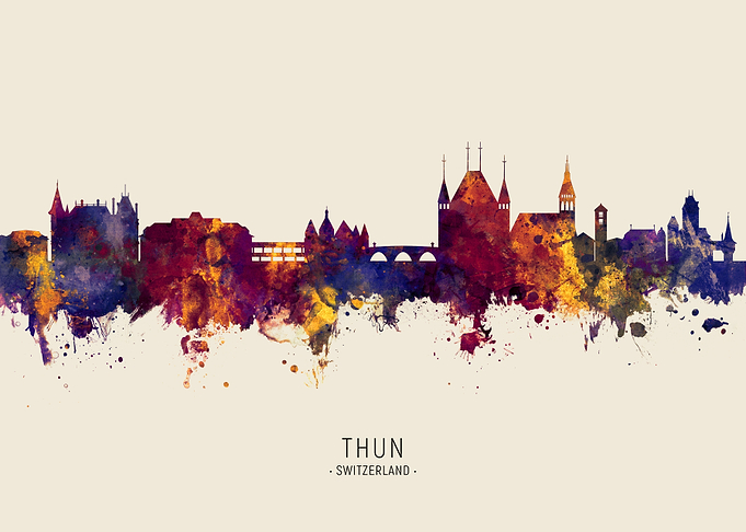 Thun Skyline Switzerland