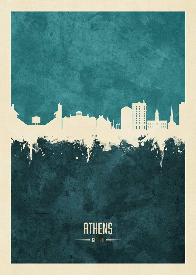 Athens Georgia Skyline USA