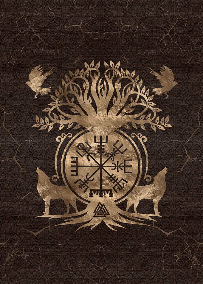 Vegvisir Viking Compass