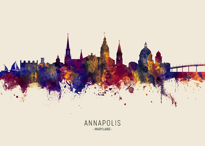 Annapolis Skyline Maryland