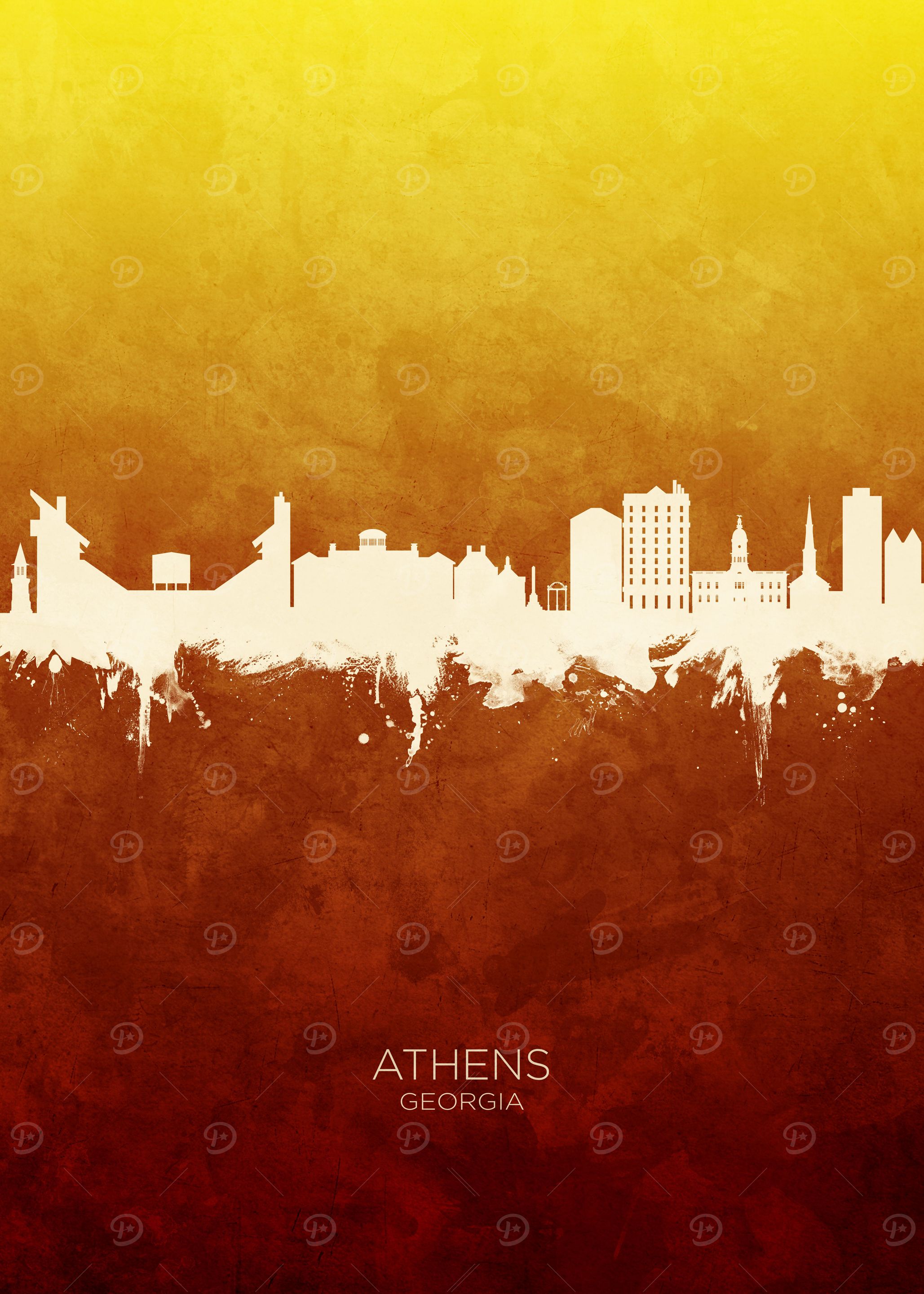 Athens Georgia Skyline USA