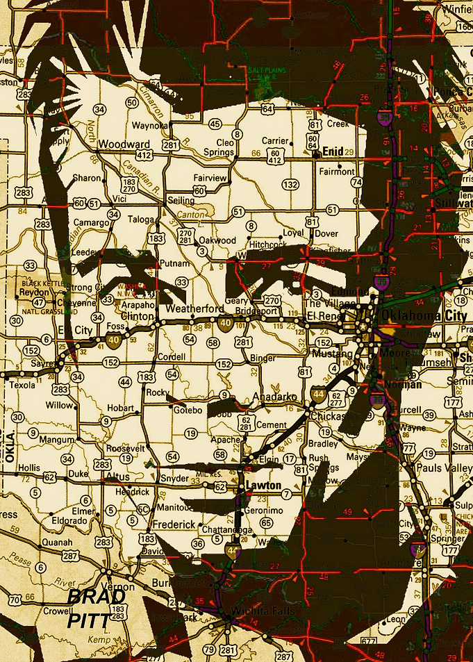 Brad Pitt Oklahoma Golden