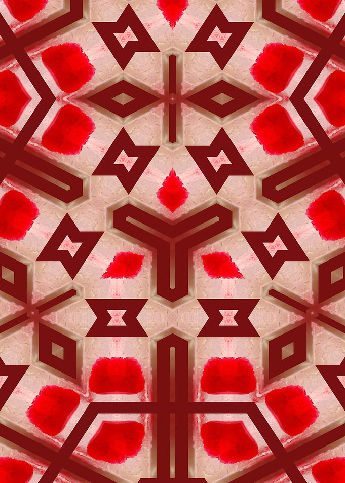 Ice Pattern Mandala Style