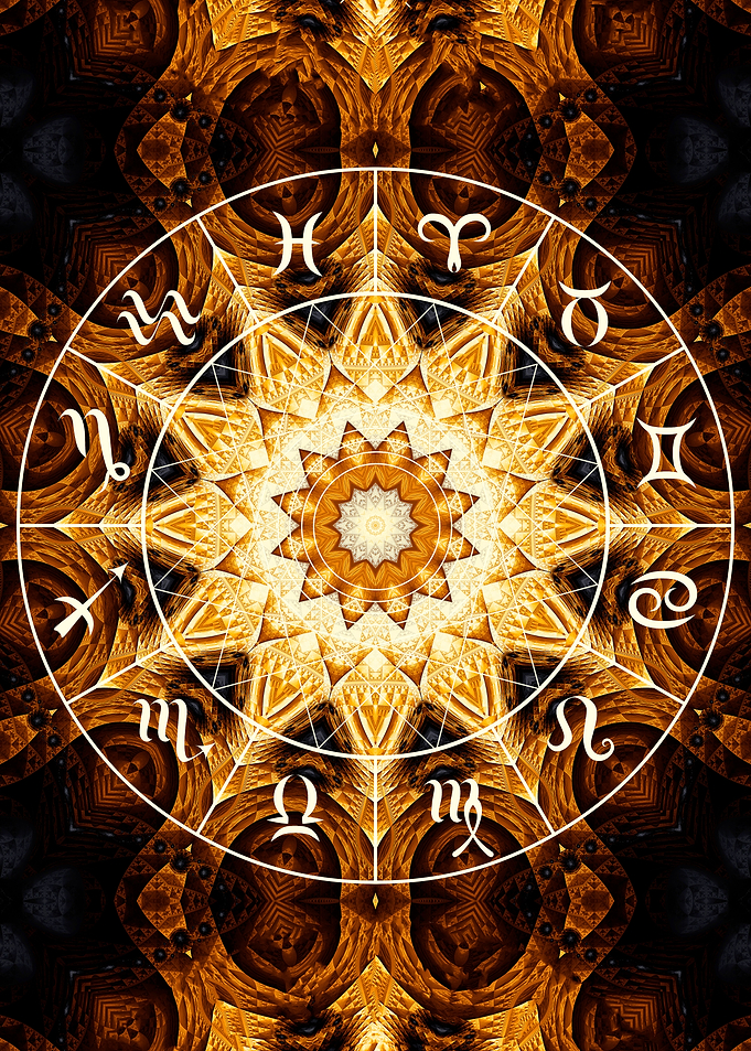Zodiac mystic circle