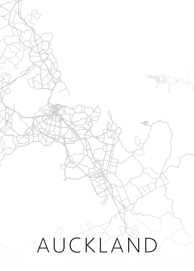 Auckland New Zealand Map