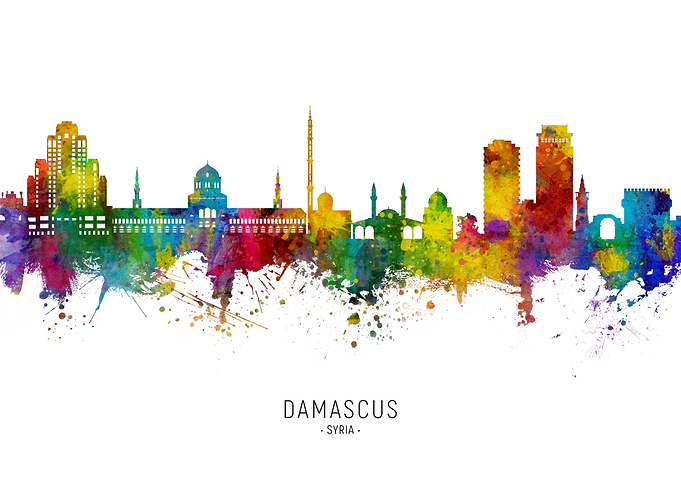 Damascus Skyline Syria
