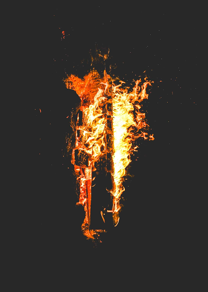 The eye of flames
