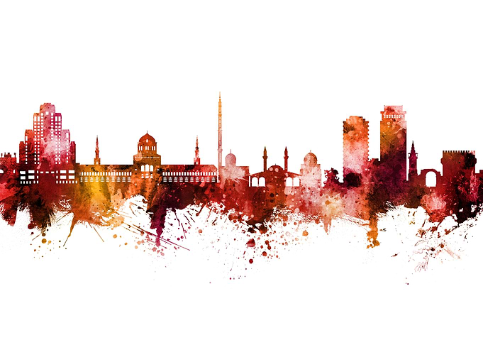 Damascus Skyline Syria
