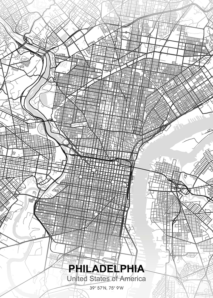philadelphia city map