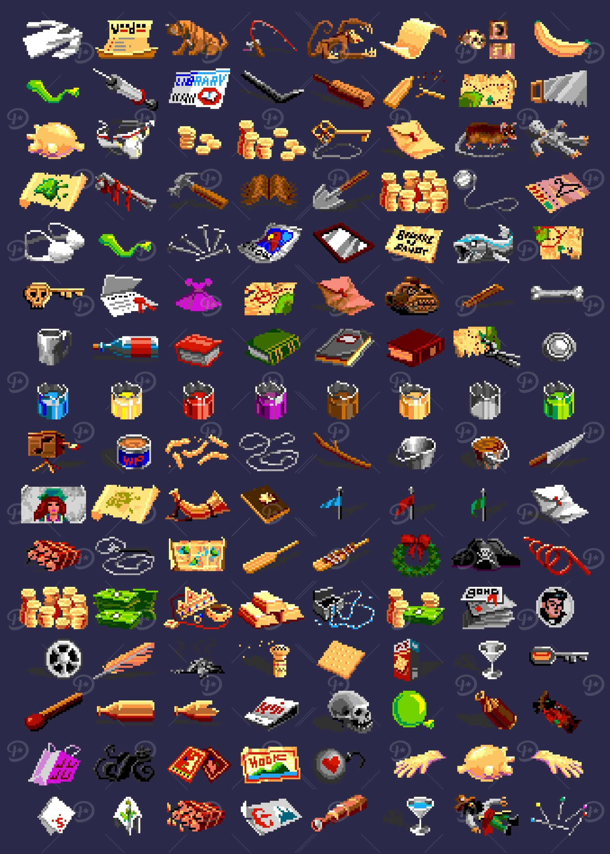 Monkey Island 2 Items