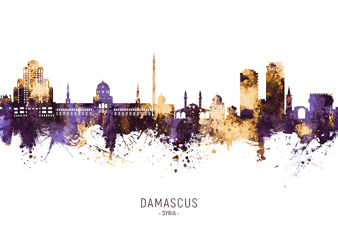 Damascus Skyline Syria