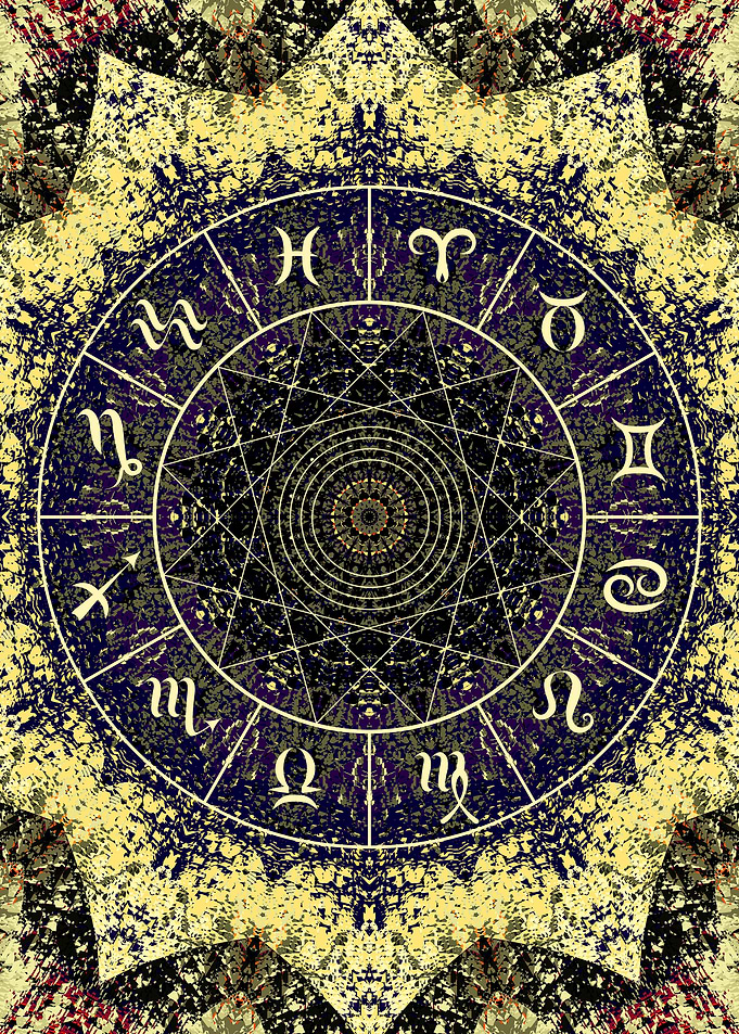 Zodiac mystic circle
