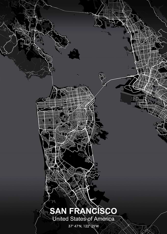 san francisco city map