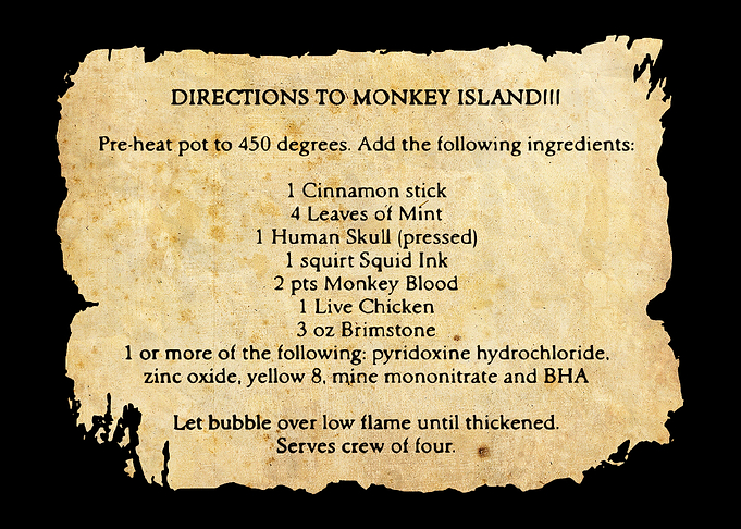 Directions Monkey Island