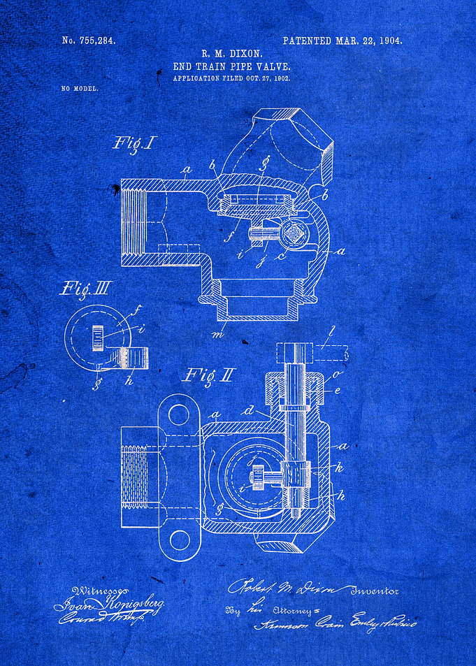 End Train Pipe Valve Art