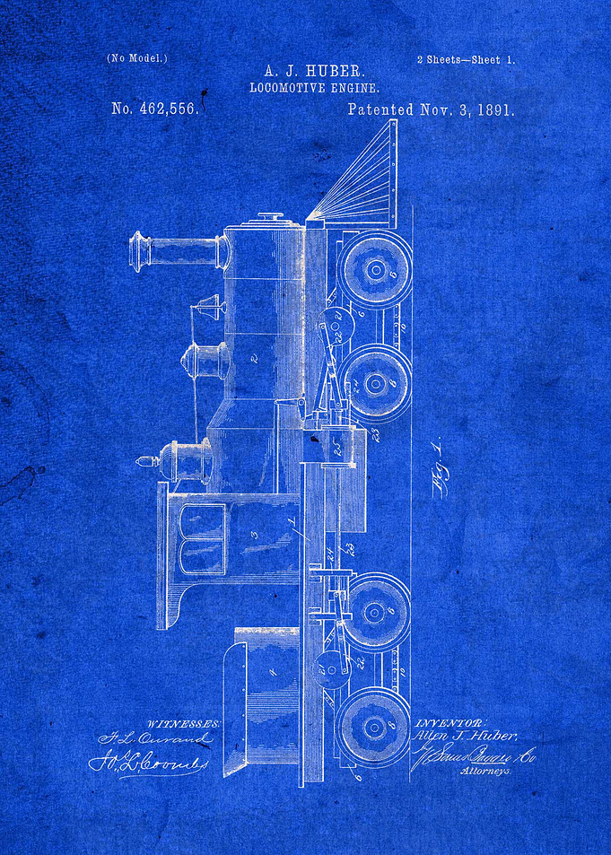 Locomotive Engine Vintage