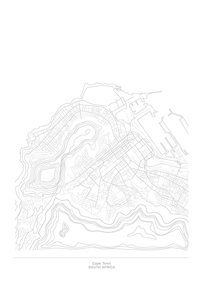 Cape Town Street Map