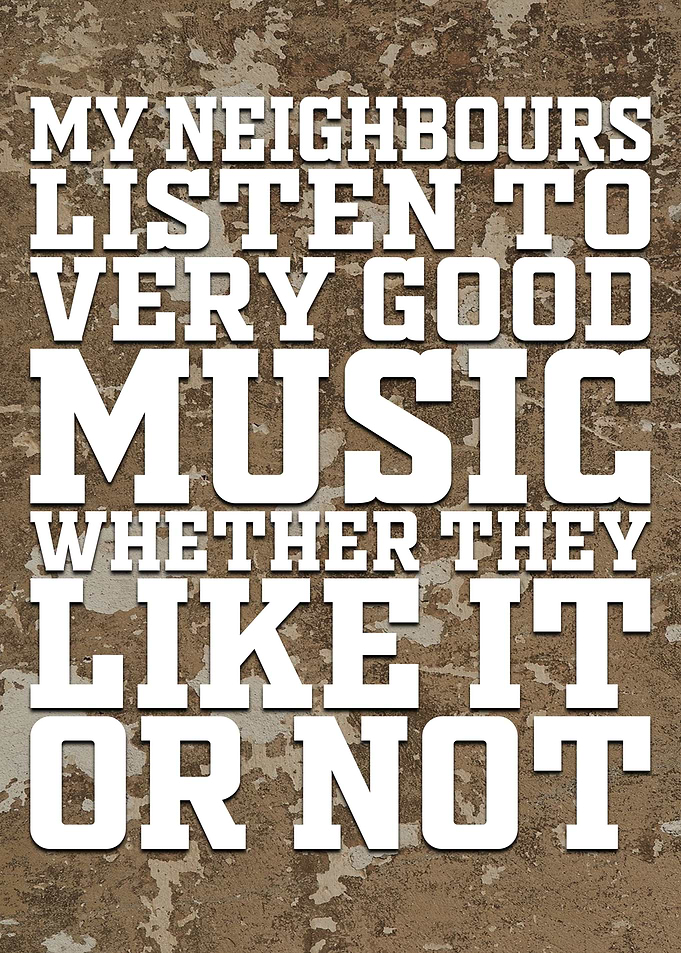 BAND FUNNY POSTER