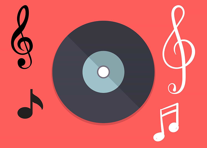 music notes art