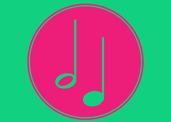 music with notes art