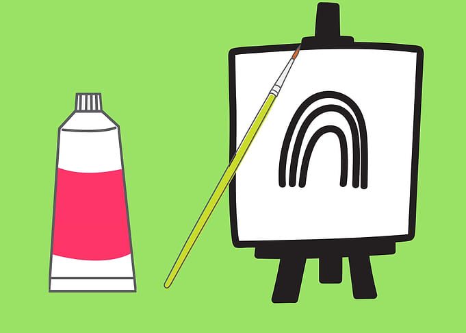 paint and brush art