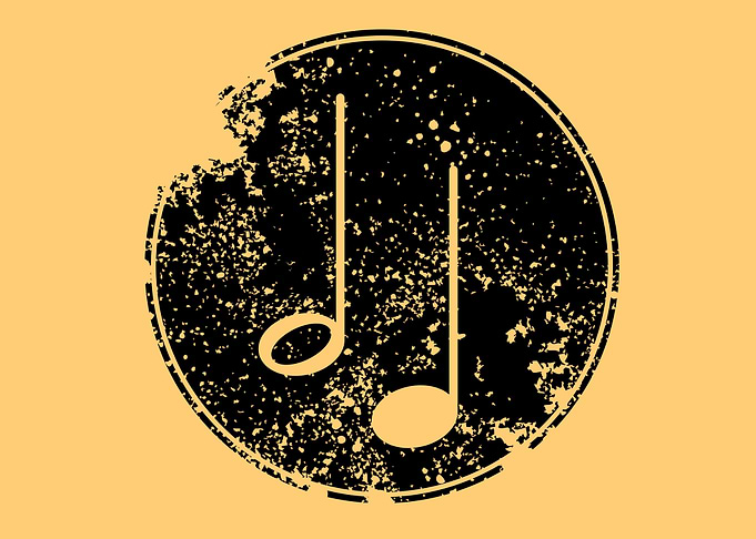 music notes art