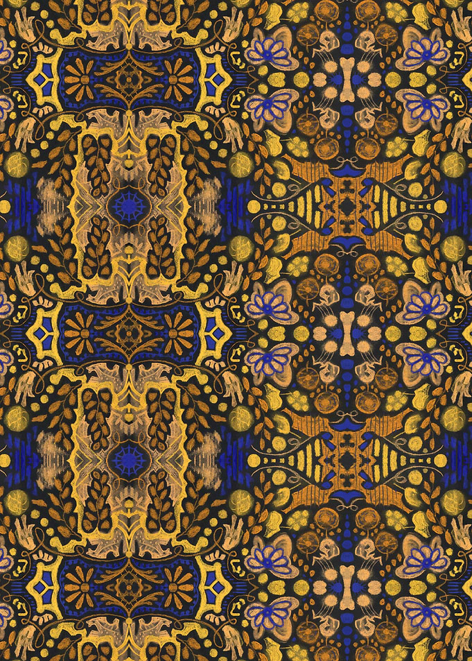 Indian Summer Yellow Blue