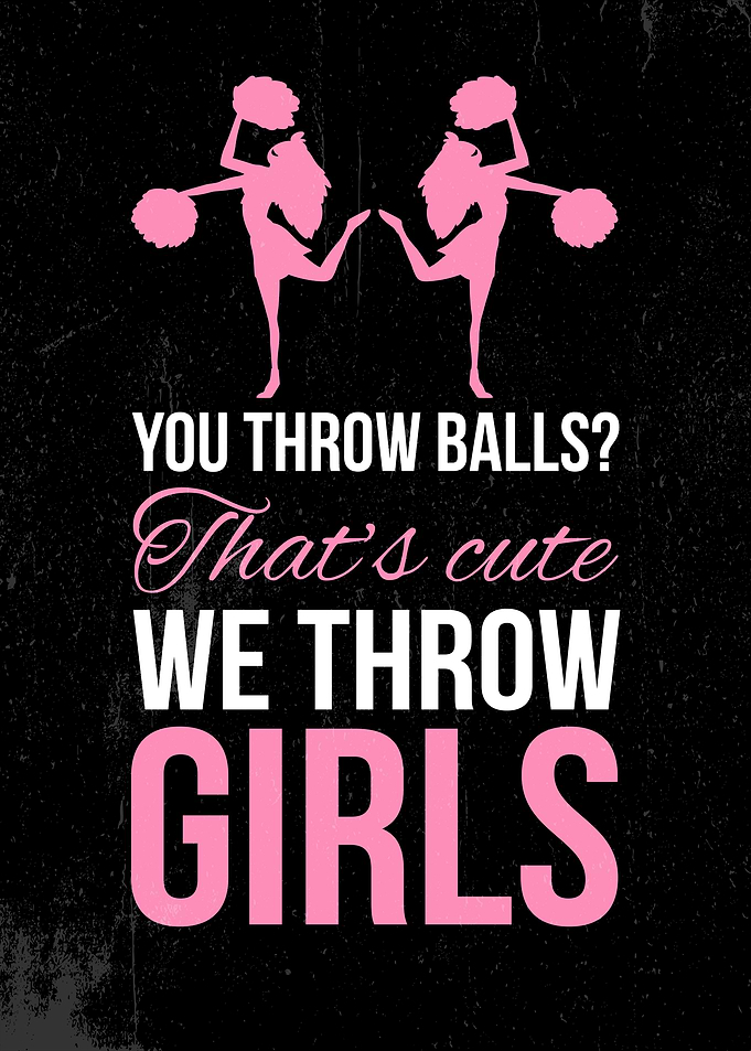 CHEERLEADING FUNNY QUOTE