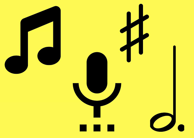 music notes art