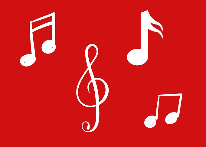 music notes art