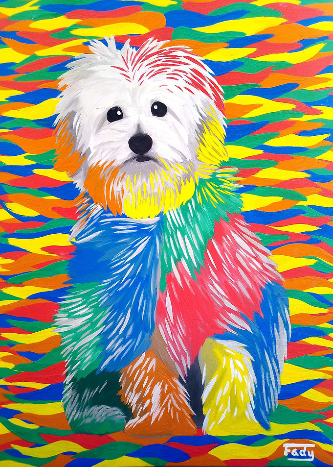 Colorful Puppy