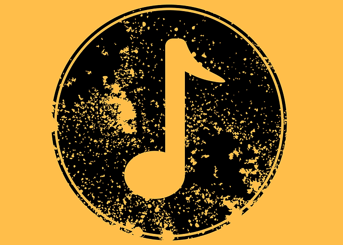 music with notes art