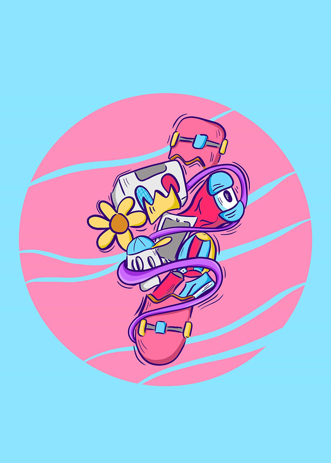 Broken Skateboard
