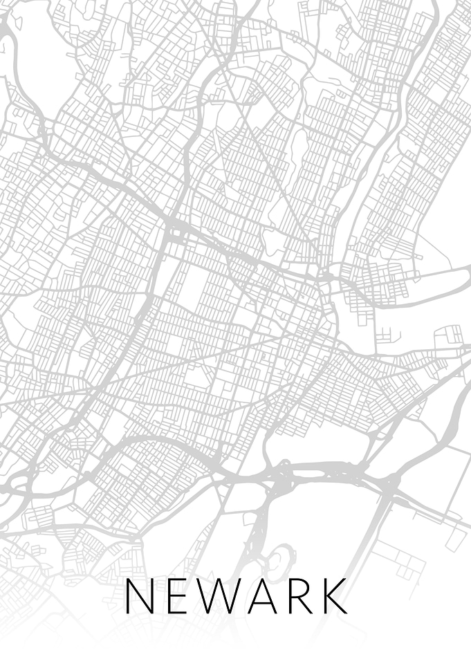 Newark New Jersey City Map