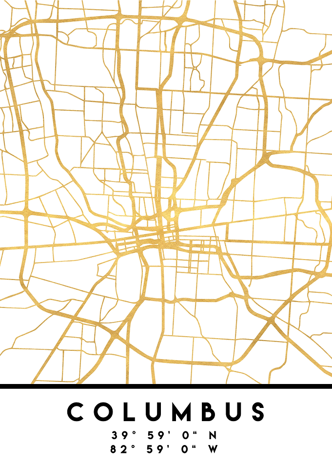 Columbus Map Ohio