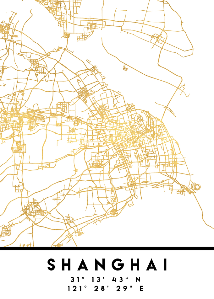 Shanghai Map China