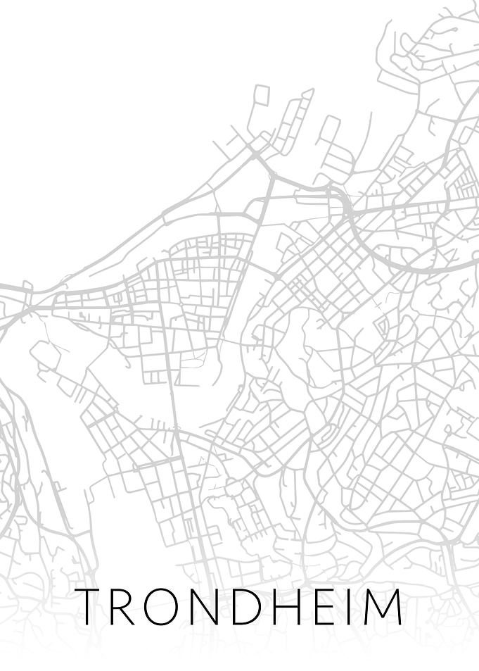 Trondheim Germany City Map