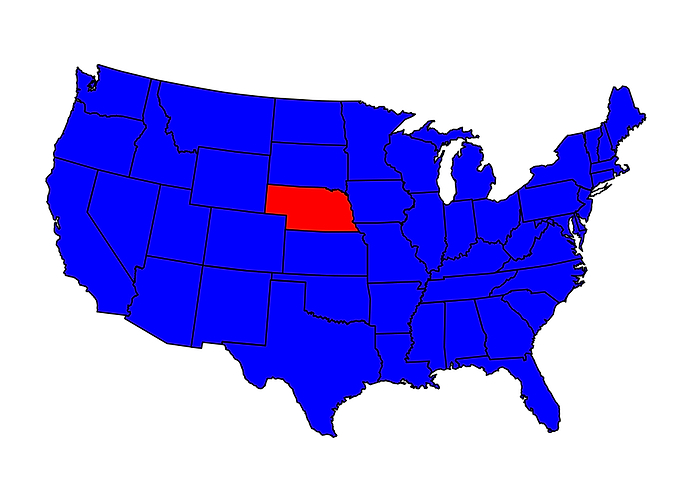 State of Nebraska Location