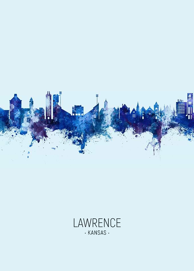 Lawrence Skyline Kansas