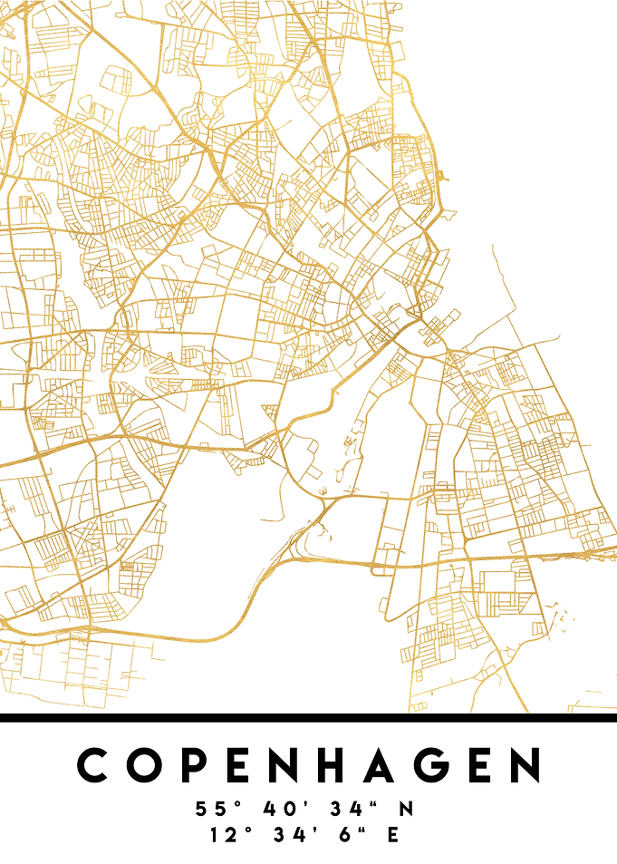 Copenhagen Map Denmark