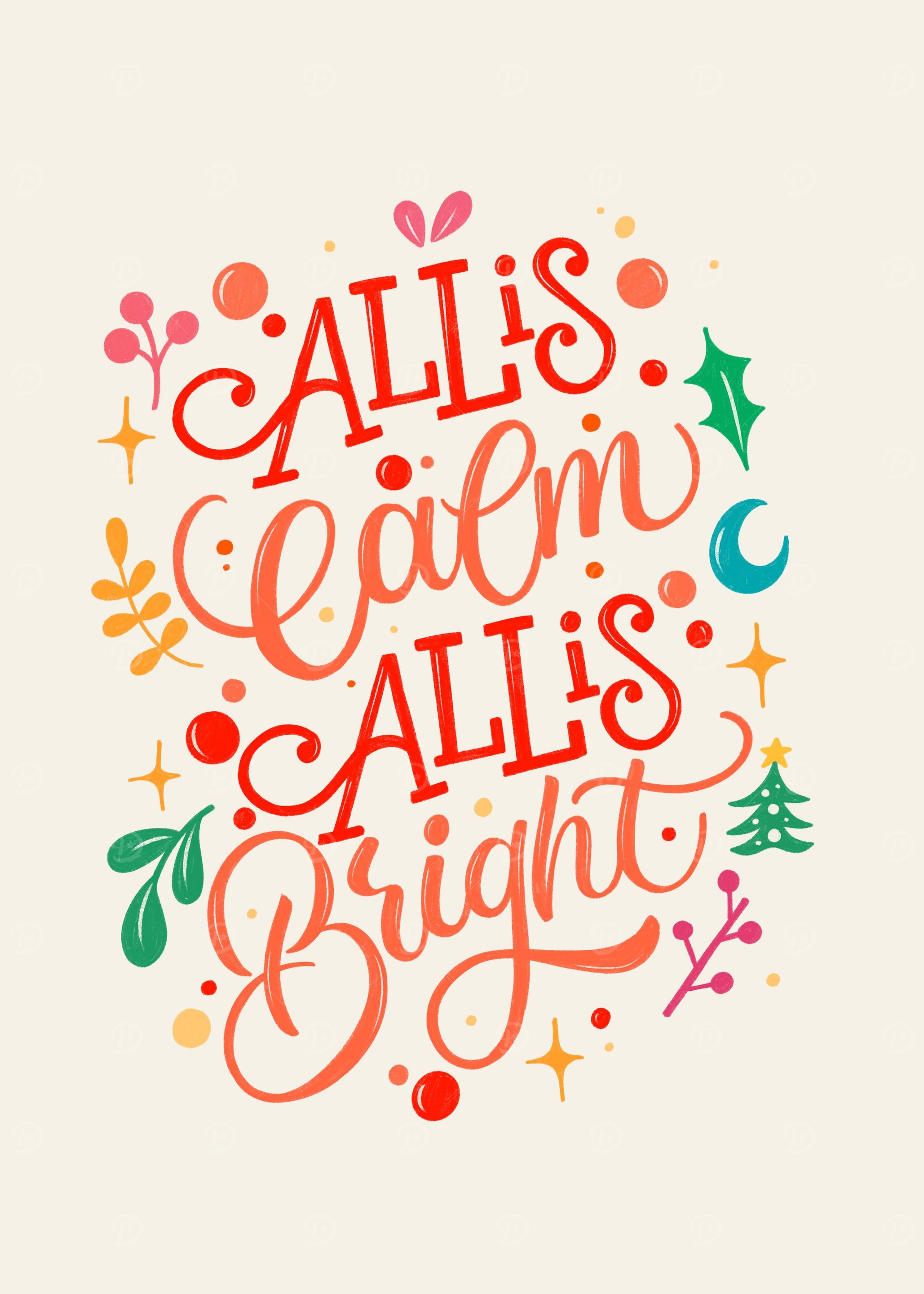 All is calm all is bright
