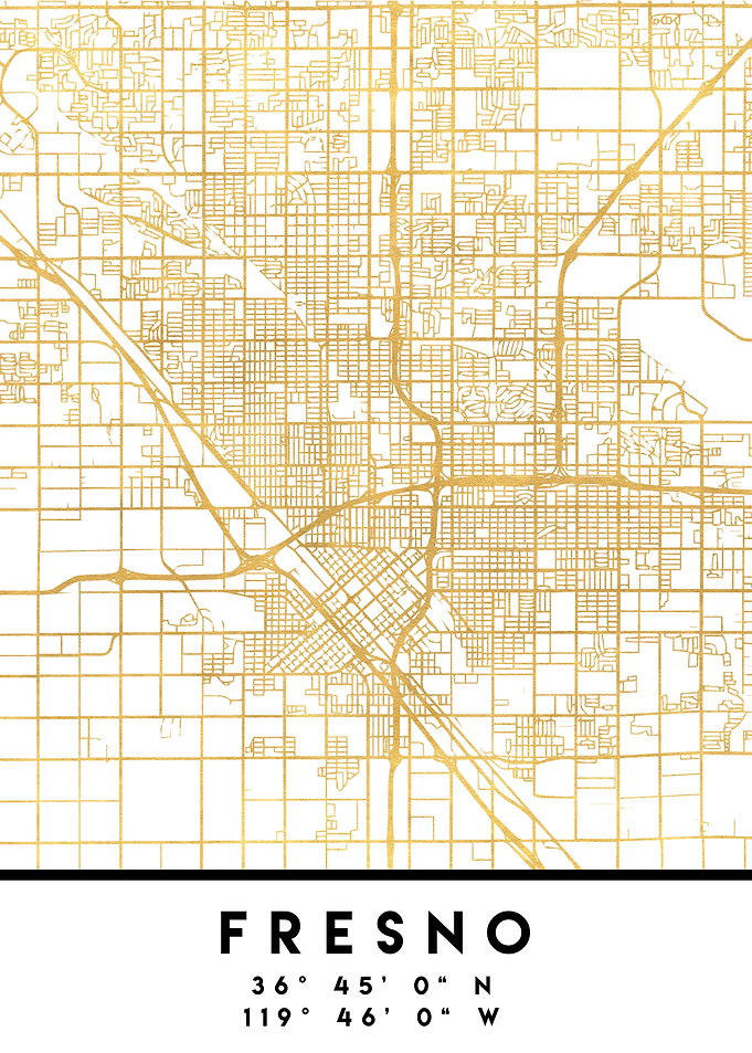 Fresno Map California