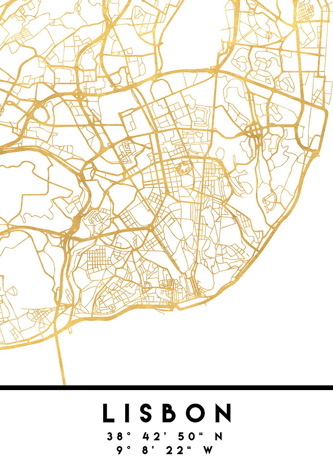 Lisbon Map Portugal
