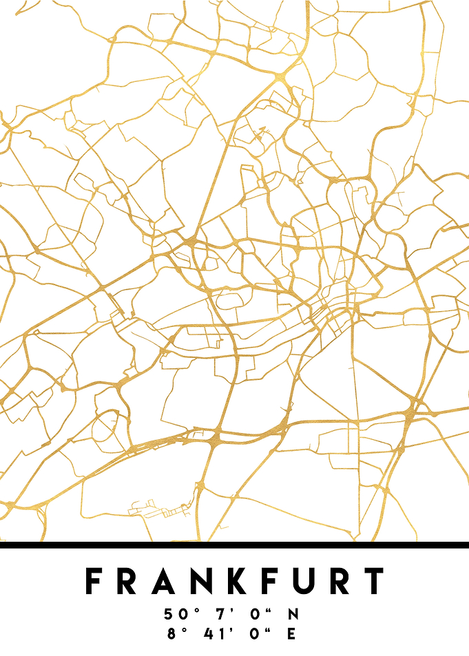 Frankfurt Map Germany