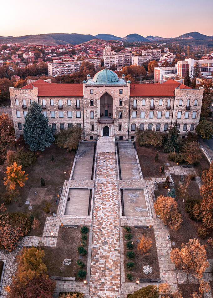 Autumn over the museum