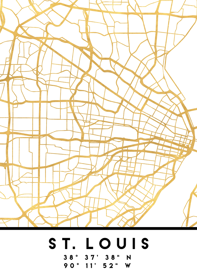 St Louis Map Missouri