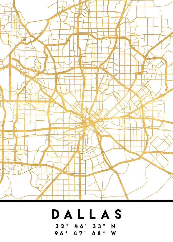 Dallas Map Texas