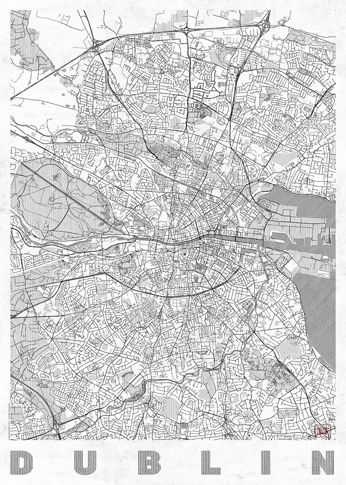 Dublin Map Line